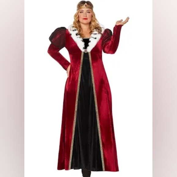 Spirit Red and Black Fairy Tale Queen Women's Costume Size 1X - Picture 1 of 14